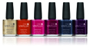 Blandt vore mange specielle neglelak fra eksempelvis Creative Nail Design også kaldet CND, anvender vi bl.a. VINYLUX